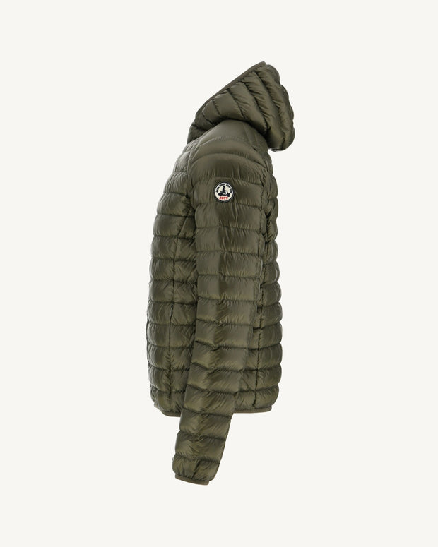 Doudoune légère à capuche Army Nico