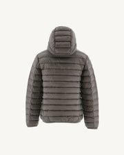 Doudoune légère à capuche enfant Taupe Hugo