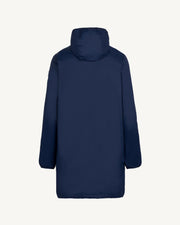 Imperméable long à capuche paquetable Marine Oban