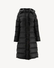 Doudoune longue à capuche Grand Froid Noir Karachi