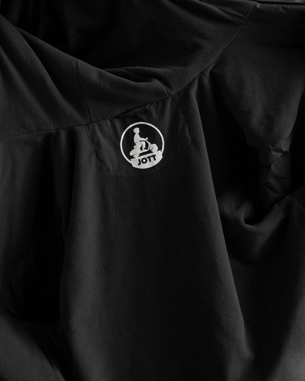 Imperméable long doublé polaire Noir Oban Polar