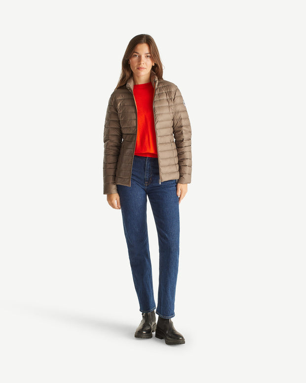 Doudoune légère Taupe Cha