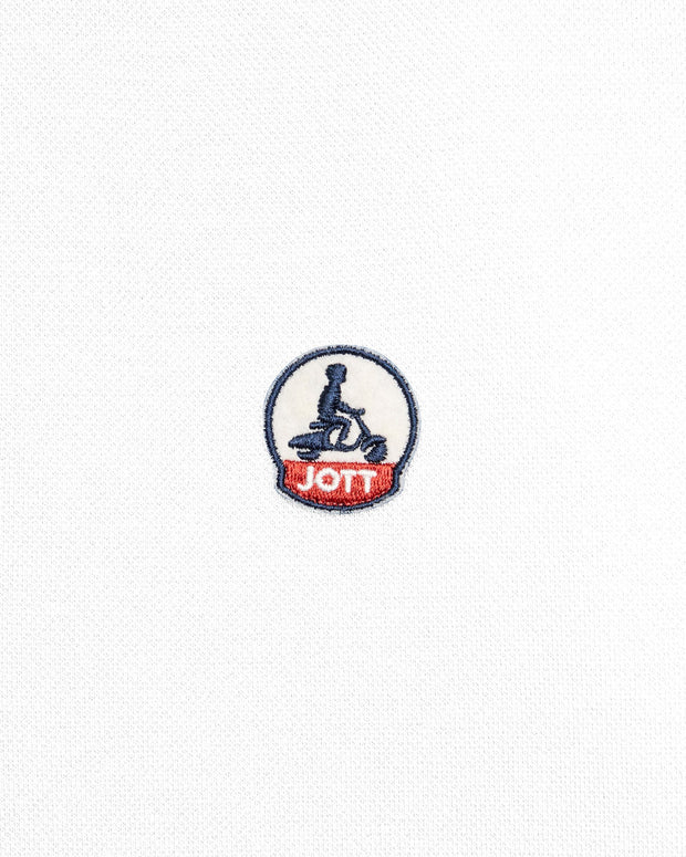 Polo en coton biologique Blanc Marbella