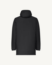 Doudoune longue réversible à capuche Noir Amsterdam 2.0