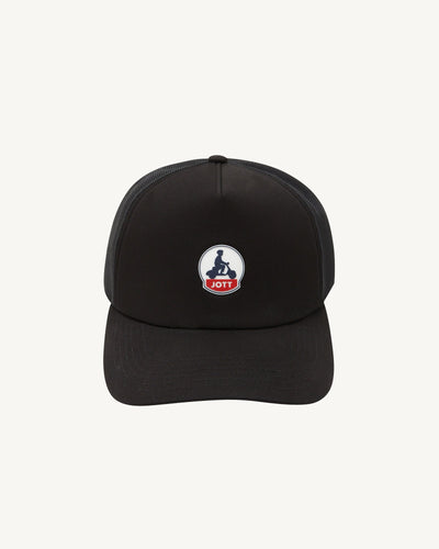 Casquette bicolore à filet Noir Sail